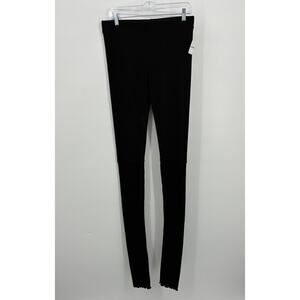 NWT Intimately Free People Nesie High Waist Black Knit Leggings Size Medium NEW